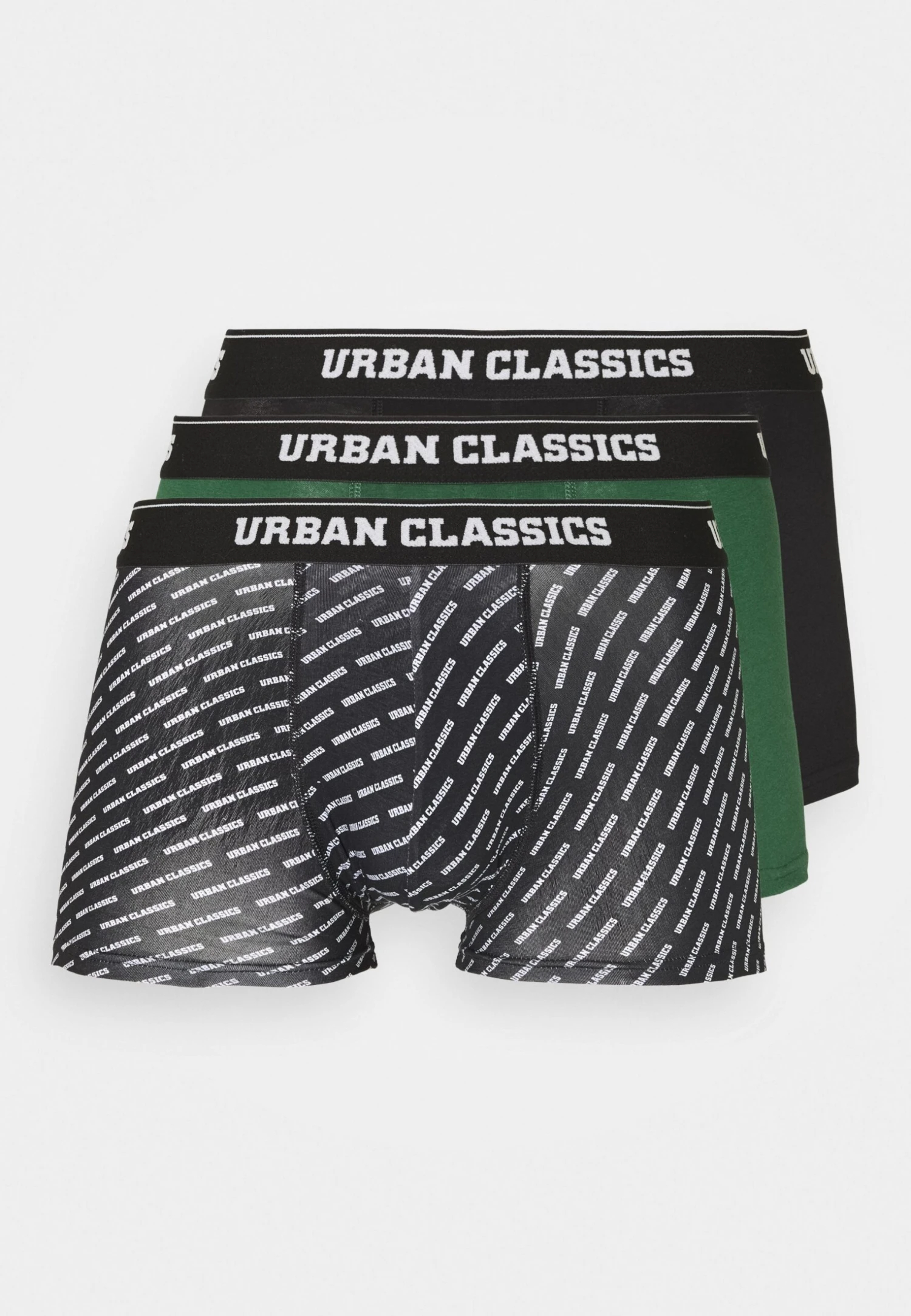 URBAN CLASSICS Boxer Shorts 3 Pack - Onderbroeken - Darkgreen/Black 7 URBAN CLASSICS Boxer Shorts 3 Pack - Onderbroeken - Darkgreen/Black - Afbeelding 5