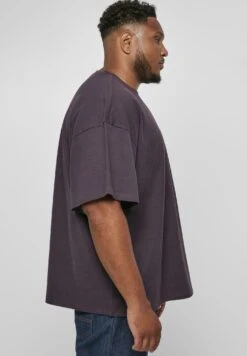 URBAN CLASSICS Ultra Heavy Oversized- T-Shirt Basic - Purplenight -Urban Classics ad4ffa276147466280058ef832a41dee