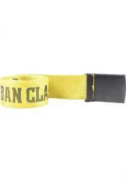 URBAN CLASSICS Jaquard- Riem - Black Yellow Black -Urban Classics af47f98113594c4ebc6fb8694b822d05