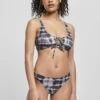 URBAN CLASSICS Lace Up - Bikini - Black/White