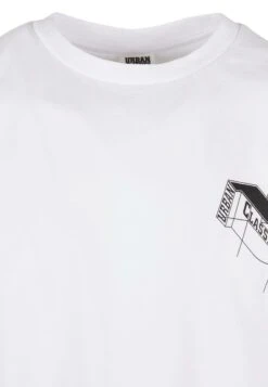 URBAN CLASSICS Constructed - T-Shirt Print - White -Urban Classics b055cd849c6f4199b3d107a5ee35b8bd