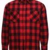 URBAN CLASSICS Checked - Overhemd - Black/Red