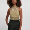 URBAN CLASSICS Ladies Lace Body - Blouse - Khaki -Urban Classics b1f79e5d0068497498ae71a92216e726