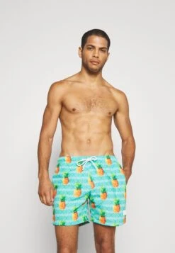 URBAN CLASSICS Pattern - Zwemshorts - Pineapple