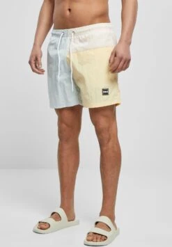 URBAN CLASSICS 3 Block - Zwemshorts - Pastelcream