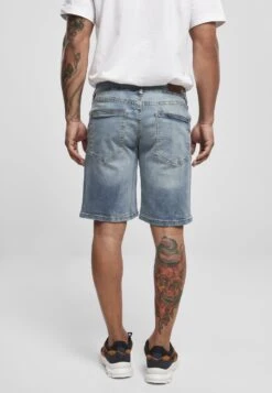 URBAN CLASSICS Relaxed Fit Jeans Shorts - Jeansshort - Light Destroyed Washed -Urban Classics b4ff564796cd45418b3e833778212e58