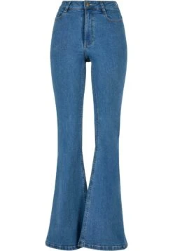 URBAN CLASSICS Organic High Waist - Bootcut Jeans - Clearblue Washed -Urban Classics b543539f98fd421c882730f60159a48c