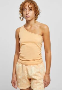 URBAN CLASSICS Asymmetric- Top - Paleorange