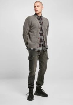 URBAN CLASSICS Chunky- Vest - Asphalt -Urban Classics b62b5f5484654d909332ee02218f8621