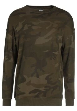 URBAN CLASSICS Camo - Sweater - Olive -Urban Classics b6d87ec033564aad807663ecf0dc38ac