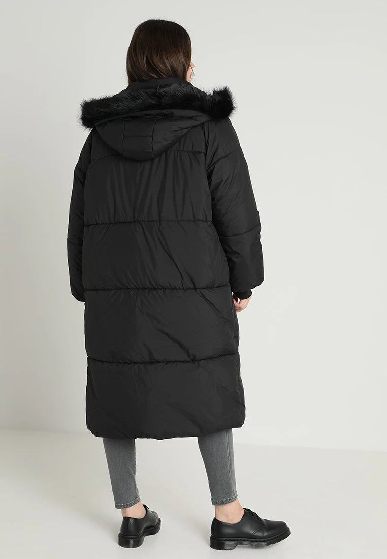 Ladies Oversize Coat - Winterjas - Black/Black 5 Ladies Oversize Coat - Winterjas - Black/Black - Afbeelding 3