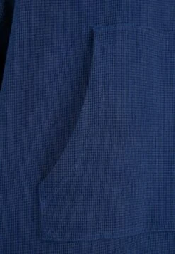 URBAN CLASSICS Oversized Waffle- Hoodie - Darkblue -Urban Classics b7e435a6154648ea8cf21f66547f2256