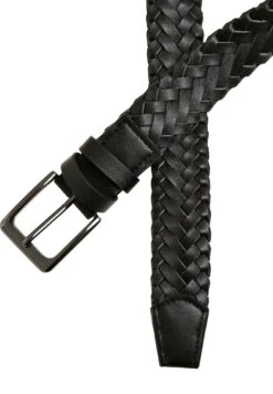 URBAN CLASSICS Gevlochten Riem - Black -Urban Classics b81943e7c2514280b1e2a26a908c99e9