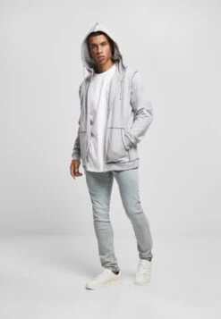 URBAN CLASSICS Zip - Slim Fit Jeans - Lighter Washed