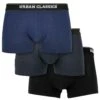 URBAN CLASSICS Organic3-Pack - Onderbroeken - Darkblue/Navy/Black
