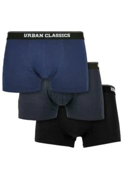 URBAN CLASSICS Organic3-Pack - Onderbroeken - Darkblue/Navy/Black