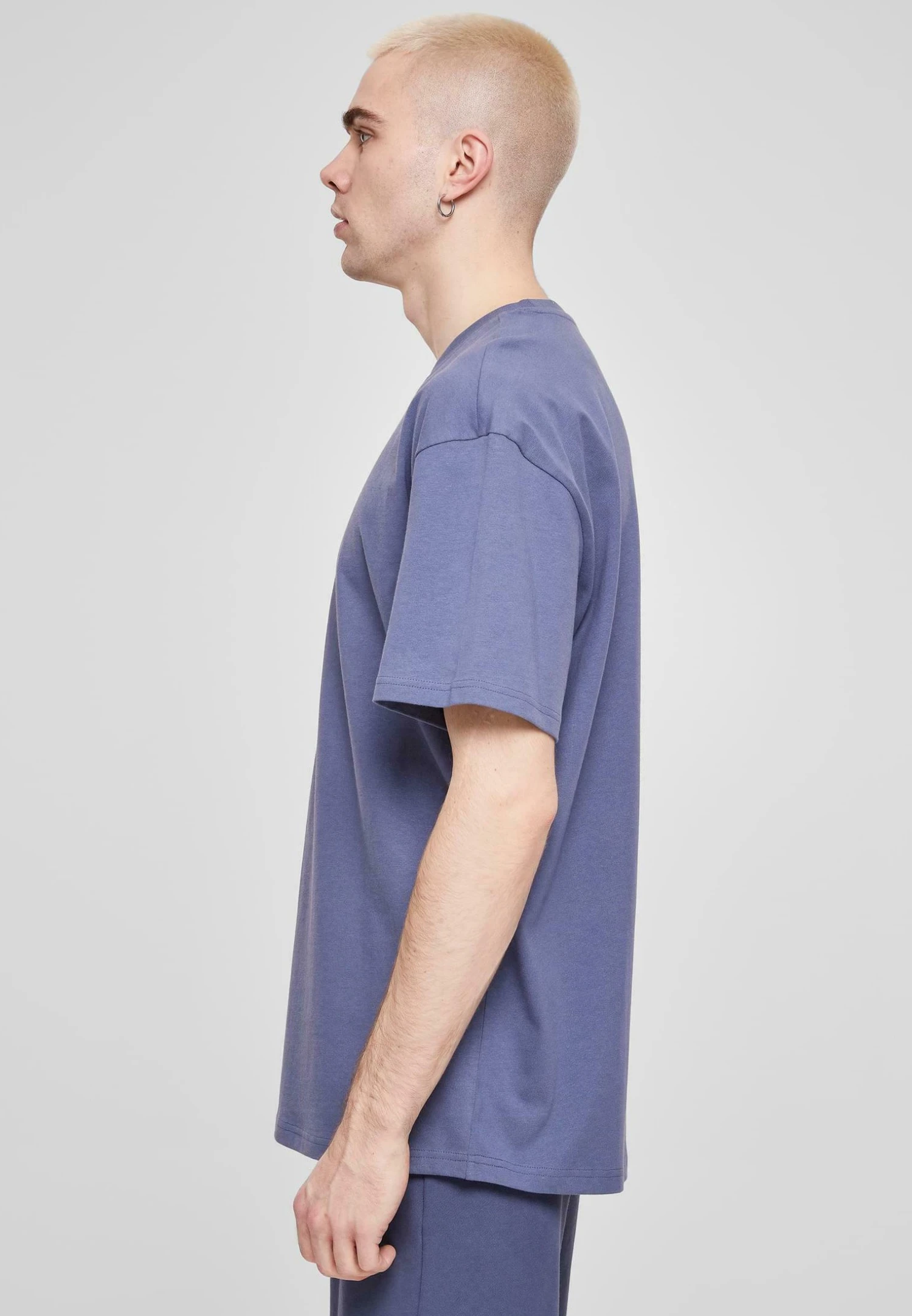 URBAN CLASSICS Heavy - T-Shirt Basic - Vintageblue 7 URBAN CLASSICS Heavy - T-Shirt Basic - Vintageblue - Afbeelding 5