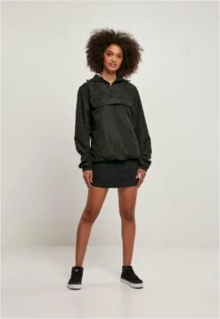 URBAN CLASSICS Damen - Windjack - Black -Urban Classics ba21a859cf3a45348692b6865503f4ba