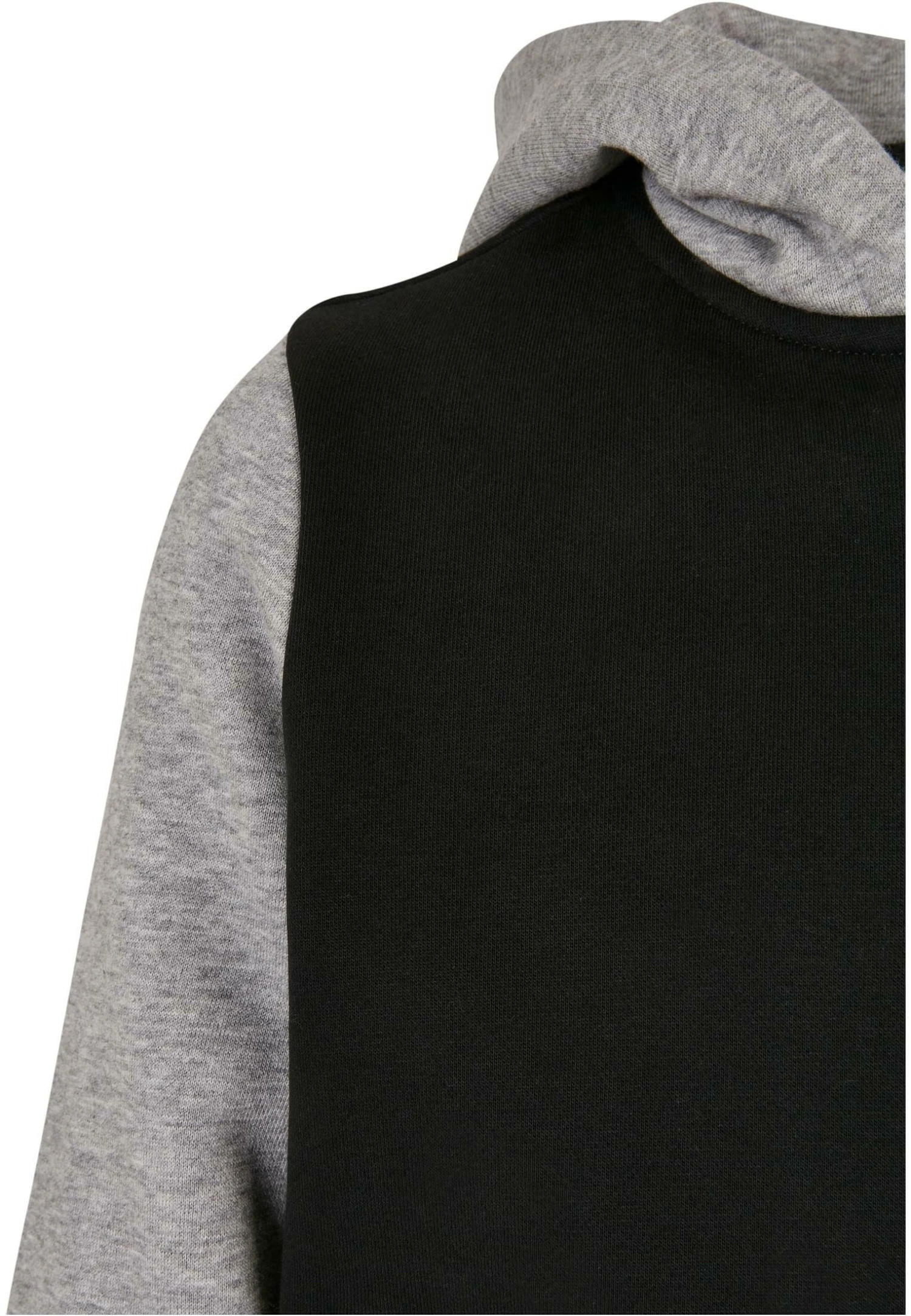 URBAN CLASSICS 2-Tone- Sweater Met Rits - Black Grey 6 URBAN CLASSICS 2-Tone- Sweater Met Rits - Black Grey - Afbeelding 4