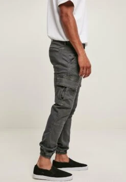 URBAN CLASSICS Washed Jogging - Cargobroek - Darkshadow -Urban Classics bc1c05f6799c4e38be4e37aaa889f335