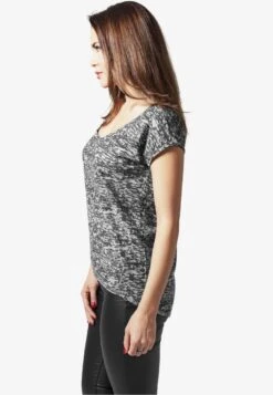 URBAN CLASSICS Burnout - T-Shirt Basic - Darkgrey -Urban Classics bc6acda61e4f41f7b23a46e063c3da31