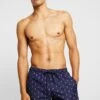 URBAN CLASSICS Pattern - Zwemshorts - Dark Blue/Pink