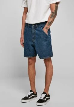 URBAN CLASSICS Organic Denim Bermuda Shorts - Jeansshort - Mid Indigo Washed