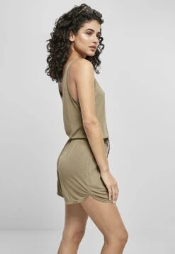URBAN CLASSICS Ladies Short Sleeveless Modal Jumpsuit - Jumpsuit - Khaki -Urban Classics c055f8a7b1314018becbcff51ae91eb6