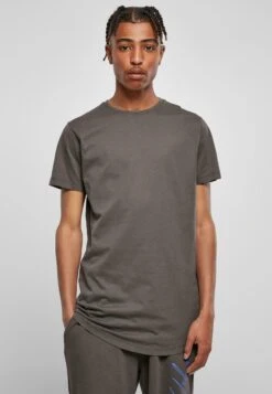 URBAN CLASSICS Shaped Long - T-Shirt Basic - Darkshadow