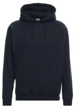 URBAN CLASSICS Blank Hoody - Hoodie - Dark Blue -Urban Classics c19695d7bc154a65ad928878401eb8ca