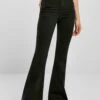 URBAN CLASSICS Organic High Waist - Bootcut Jeans - Black Washed -Urban Classics c258ce9e87a442b0b1f3e373665f06f2