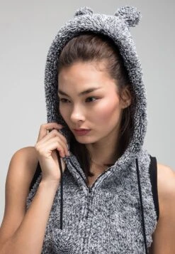 URBAN CLASSICS Bodywarmer - Blk/Wht -Urban Classics c258f67fb6e04eda9d5bac2b3d0fa60e