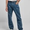 URBAN CLASSICS Straight Leg- Straight Leg Jeans - Mid Indigo Washed -Urban Classics c344031af72c45f5a70000b74642e04b