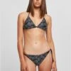 URBAN CLASSICS Pattern - Bikini - Blackflower -Urban Classics c368e8e43bae48f584991e1fb5dfff7a
