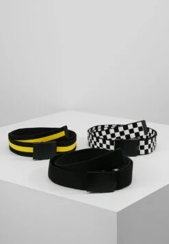 URBAN CLASSICS 3 Pack - Riem - Black/White/Yellow