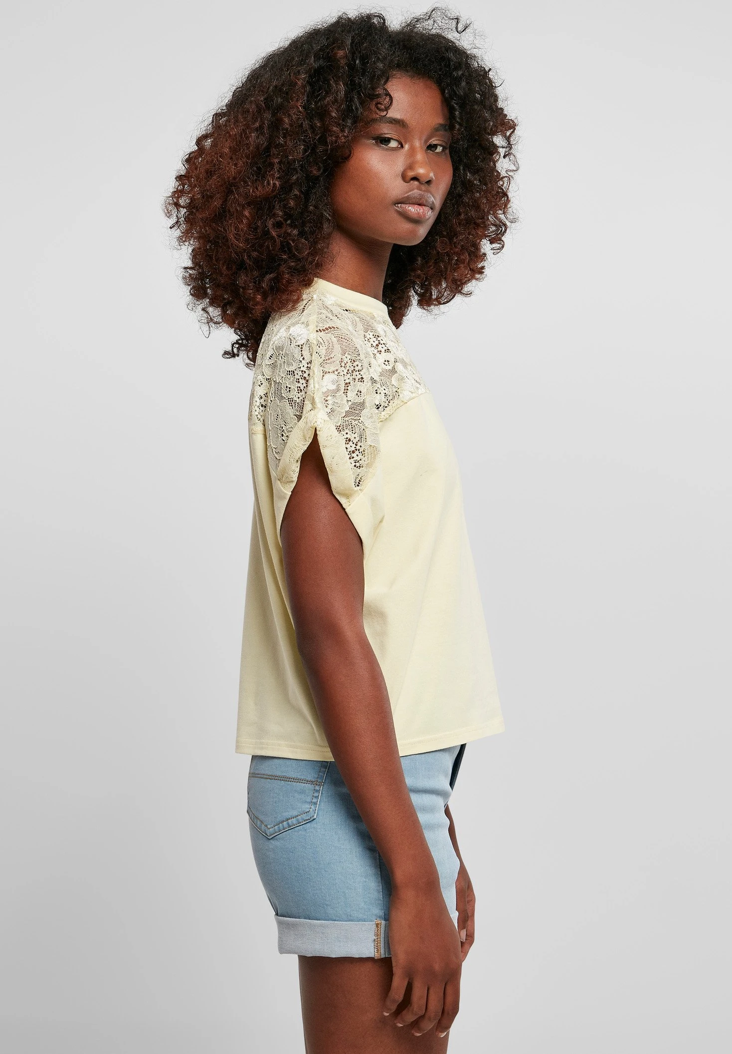 URBAN CLASSICS T-Shirt Print - Softyellow 7 URBAN CLASSICS T-Shirt Print - Softyellow - Afbeelding 5