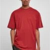 URBAN CLASSICS Tall- T-Shirt Basic - Brickred -Urban Classics c5458635ccc5460487bb8412766eb8b5