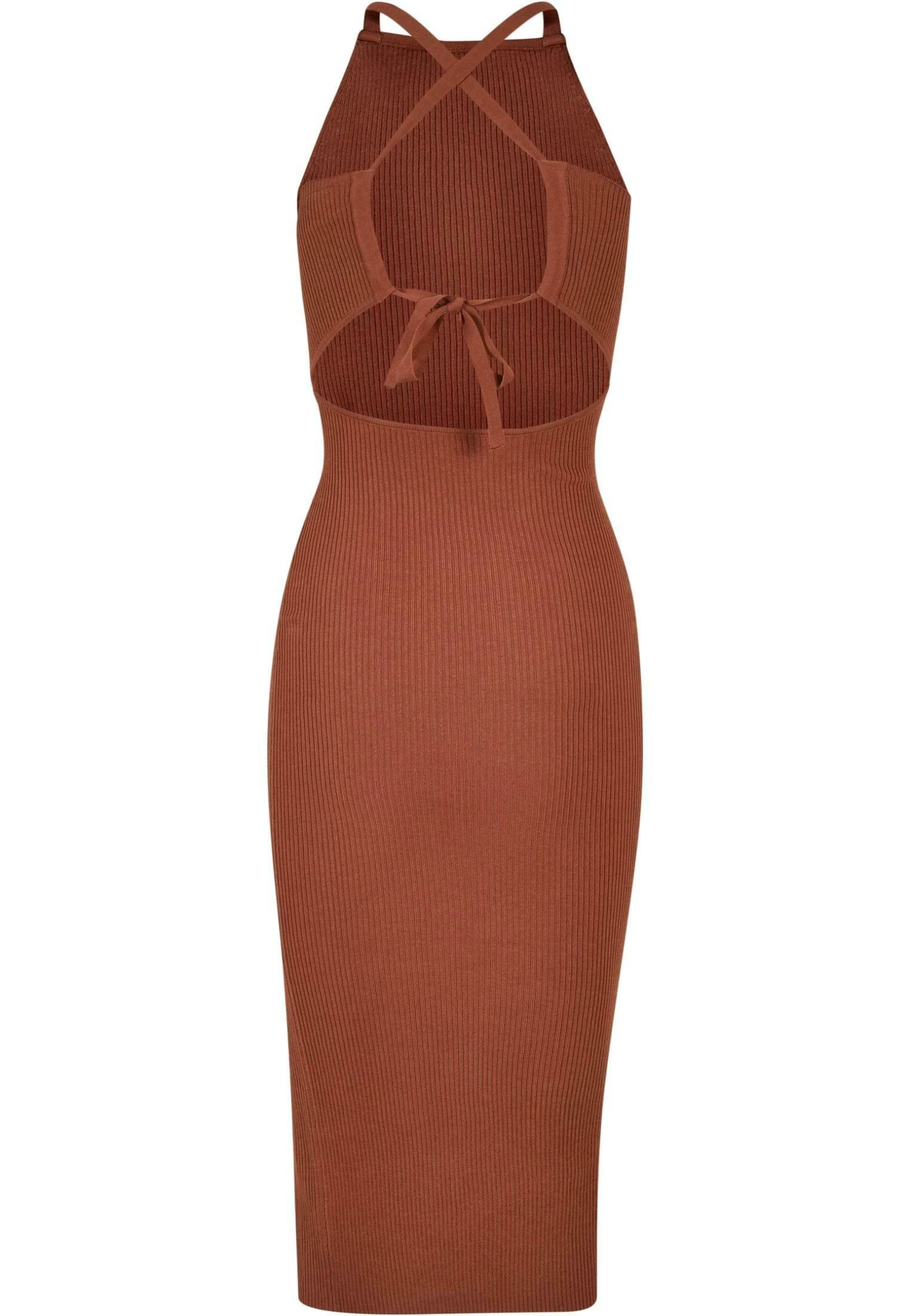 URBAN CLASSICS Gebreide Jurk - Terracotta 9 URBAN CLASSICS Gebreide Jurk - Terracotta - Afbeelding 7