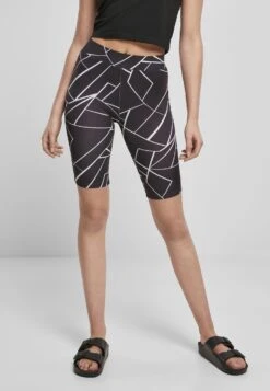 URBAN CLASSICS Aop Cycle - Shorts - Geometric Black