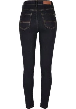 URBAN CLASSICS Organic High Waist- Jeans Skinny Fit - Darkblue Raw -Urban Classics c77949bb971f4d22b69793fdd1a52336
