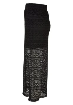 URBAN CLASSICS Stretch Crochet - Maxirok - Black -Urban Classics c797ee19dd2948bcaea1db42f143e419