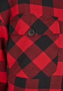 URBAN CLASSICS Overhemdblouse - Black/Red -Urban Classics c84f7a5e3d3f49479d8b0c26d381dcc7