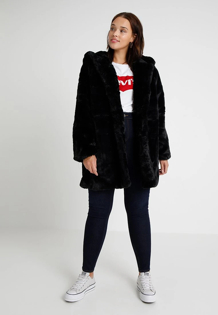 Ladies Hooded Coat - Winterjas - Black 4 Ladies Hooded Coat - Winterjas - Black - Afbeelding 2