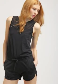 URBAN CLASSICS Ladies Tech Mesh Hot Jumpsuit - Jumpsuit - Black -Urban Classics c9847262896b4416b079d49733f017ab