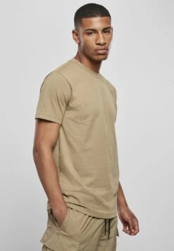 URBAN CLASSICS Basic Tee - T-Shirt Basic - Khaki -Urban Classics ca0cab4142a24425ba09b7776d4a4919