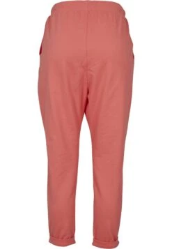 URBAN CLASSICS Ladies Open Edge Terry Turn Up Pants - Trainingsbroek - Coral -Urban Classics ca68e62e1df84f8cb3dc46b80bd4371d