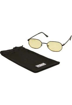 URBAN CLASSICS Unisex San Sebastian 2 Pack - Zonnebril - Black/Yellow -Urban Classics cabe681284e34d3ebcefcfccca83c677