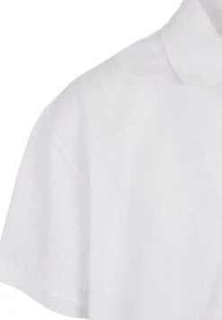 URBAN CLASSICS Oversized- Poloshirt - White -Urban Classics cc521fa200e0443283e613ec4821d59a