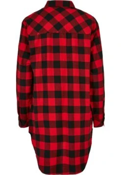 URBAN CLASSICS Check Flannel- Blousejurk - Black Red -Urban Classics cc75397c1ba84a13a641682ec9118634