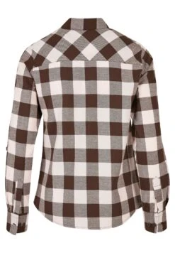 URBAN CLASSICS Overhemdblouse - Pink Brown -Urban Classics d00f161f2fa1480ea95a861781e2cd76